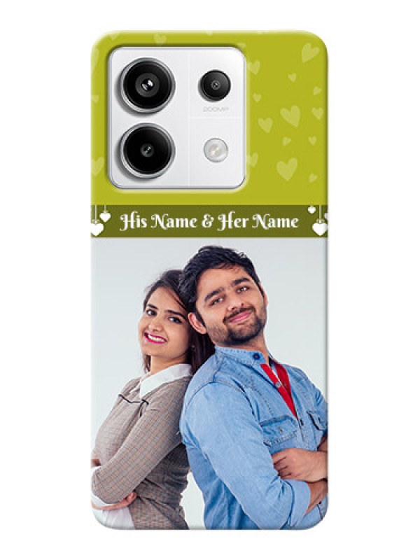 Custom Redmi Note 13 Pro 5G custom mobile covers: You And Me Heart Design