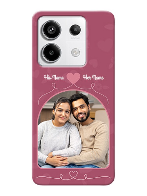 Custom Redmi Note 13 Pro 5G mobile phone covers: Love Floral Design