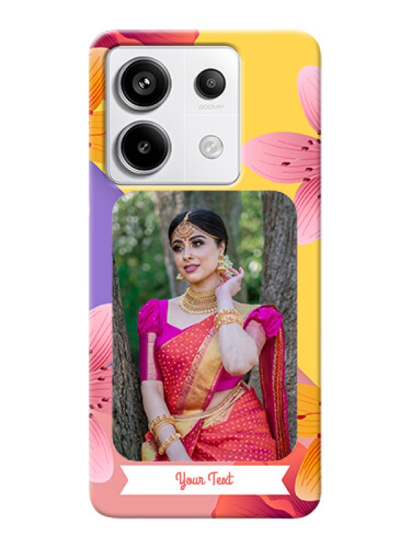 Custom Redmi Note 13 Pro 5G Mobile Covers: 3 Image With Vintage Floral Design