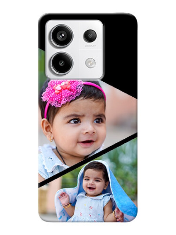 Custom Redmi Note 13 Pro 5G mobile back covers online: Semi Cut Design