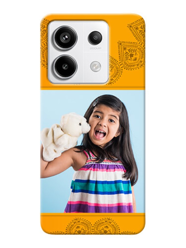 Custom Redmi Note 13 Pro 5G custom mobile back covers: Photo Wedding Design