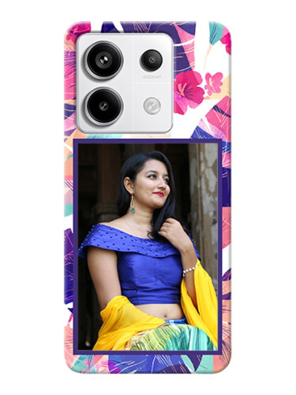 Custom Redmi Note 13 Pro 5G Personalised Phone Cases: Abstract Floral Design