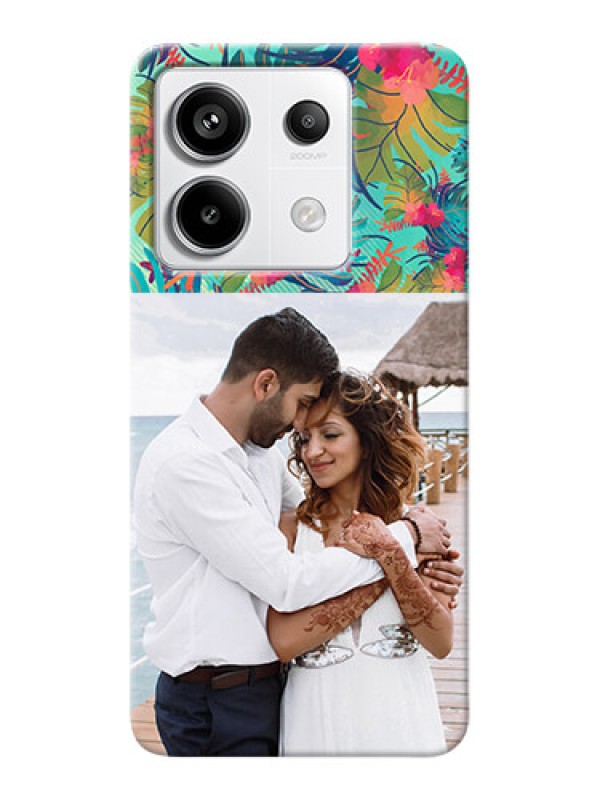 Custom Redmi Note 13 Pro 5G Personalized Phone Cases: Watercolor Floral Design