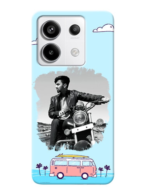 Custom Redmi Note 13 Pro 5G Mobile Covers Online: Travel And Adventure Design