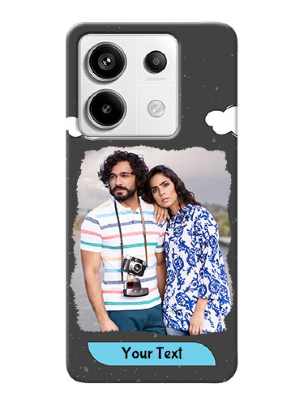 Custom Redmi Note 13 Pro 5G Mobile Back Covers: splashes with love doodles Design