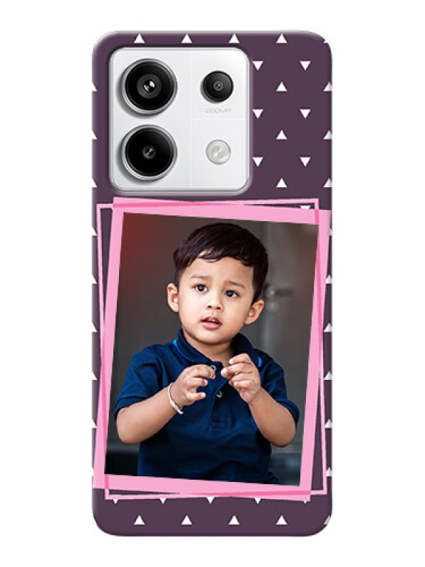 Custom Redmi Note 13 Pro 5G Phone Cases: Triangle Pattern Dotted Design