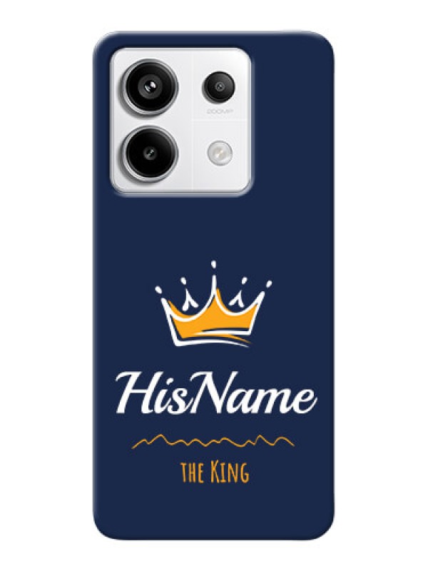 Custom Redmi Note 13 Pro 5G King Phone Case with Name