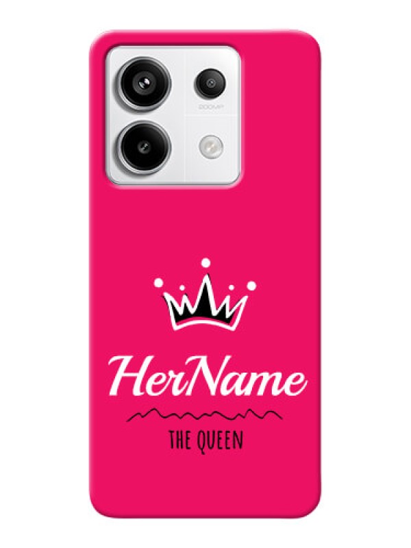 Custom Redmi Note 13 Pro 5G Queen Phone Case with Name