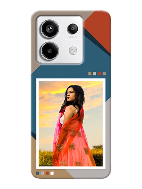 Custom Redmi Note 13 Pro 5G Personalized Phone Case with Retro color pallet Design