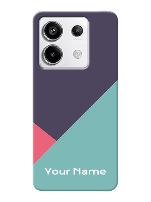 Custom Redmi Note 13 Pro 5G Custom Mobile Case with Tri Color abstract Design