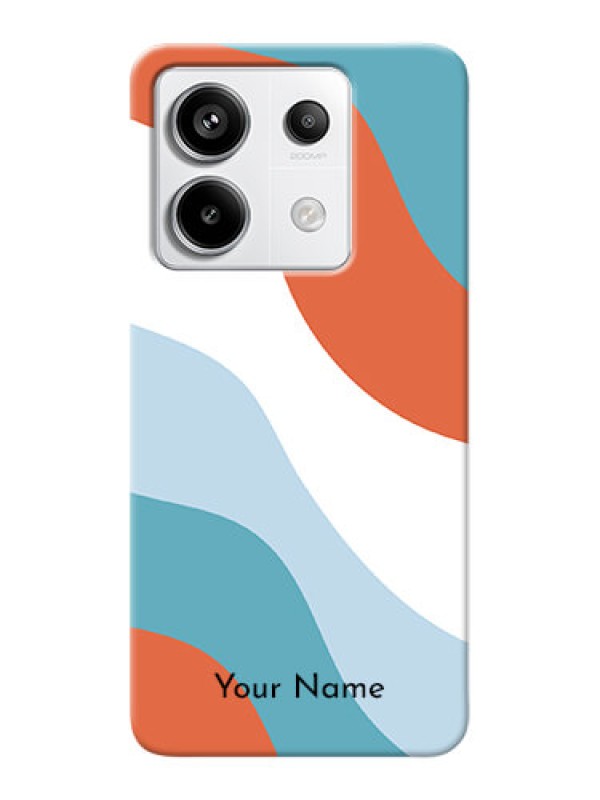 Custom Redmi Note 13 Pro 5G Custom Mobile Case with coloured Waves Design