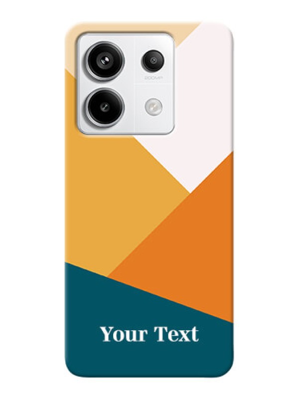 Custom Redmi Note 13 Pro 5G Personalized Phone Case with Stacked Multicolour Design