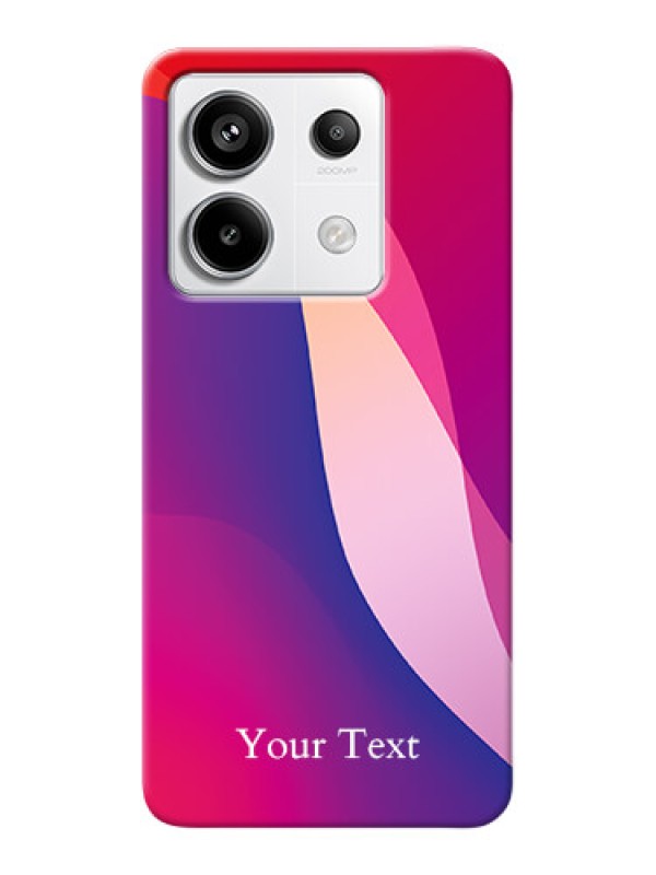 Custom Redmi Note 13 Pro 5G Personalized Phone Case with Digital abstract Overlap Design