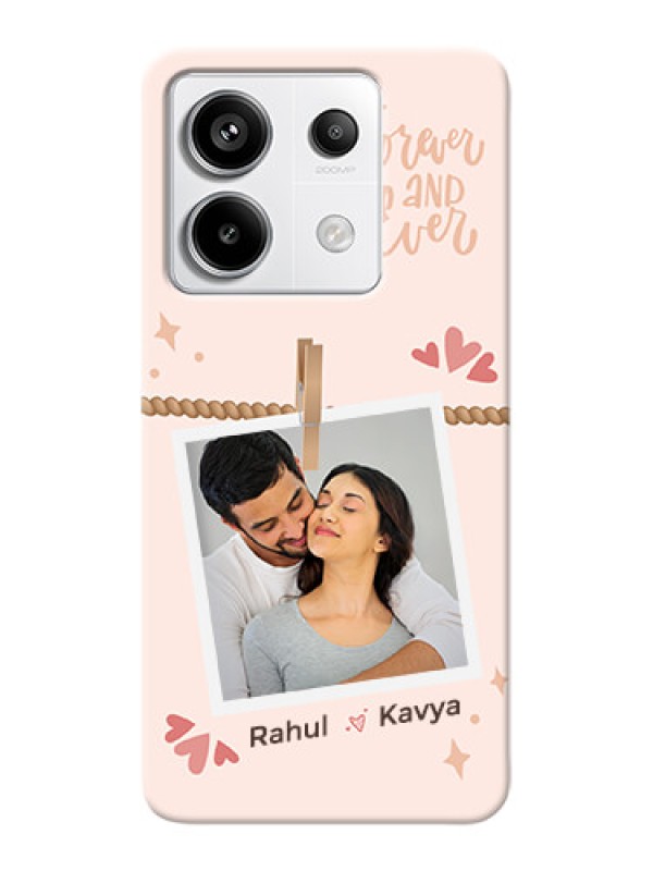 Custom Redmi Note 13 Pro 5G Custom Phone Case with Forever and ever love Design