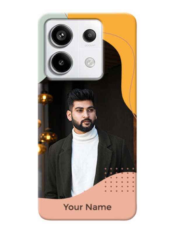 Custom Redmi Note 13 Pro 5G Personalized Phone Case with Tricoloured overlay design