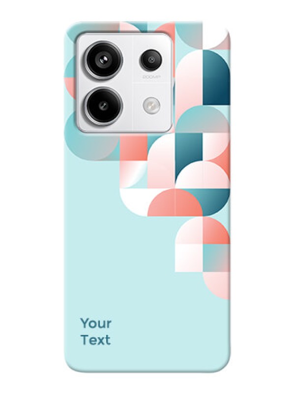 Custom Redmi Note 13 Pro 5G Custom Phone Case with Stylish Semicircle Pattern Design