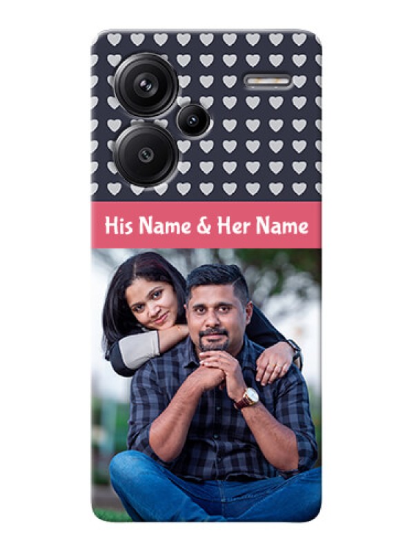 Custom Redmi Note 13 Pro Plus 5G Custom Mobile Case with Love Symbols Design