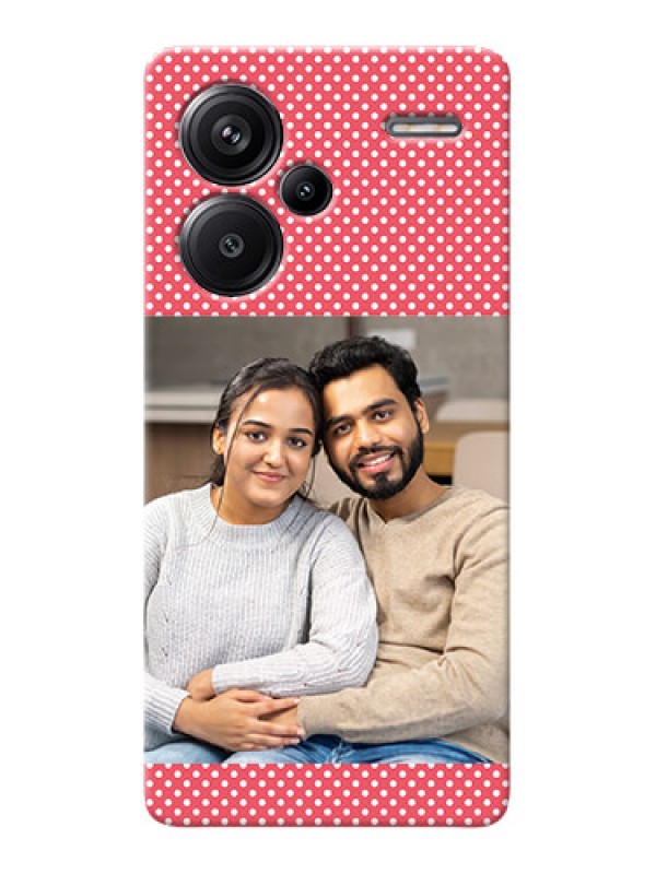 Custom Redmi Note 13 Pro Plus 5G Custom Mobile Case with White Dotted Design