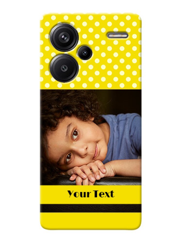 Custom Redmi Note 13 Pro Plus 5G Custom Mobile Covers: Bright Yellow Case Design
