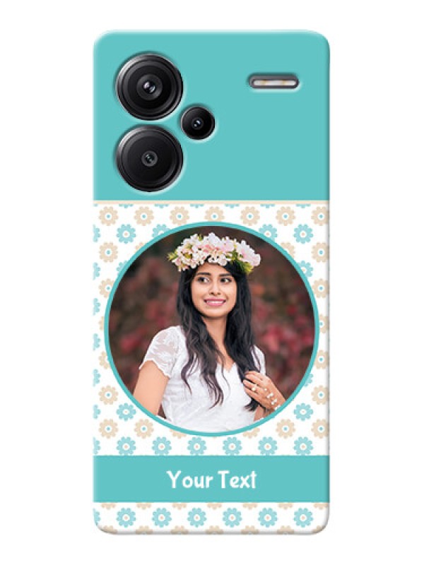 Custom Redmi Note 13 Pro Plus 5G Custom Mobile Back Covers: Beautiful Flowers Design