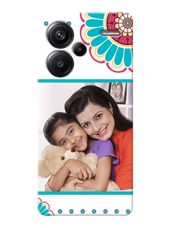 Custom Redmi Note 13 Pro Plus 5G custom mobile phone cases: Flower Design