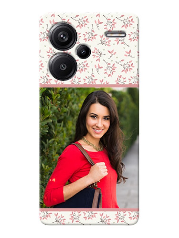 Custom Redmi Note 13 Pro Plus 5G Back Covers: Premium Floral Design