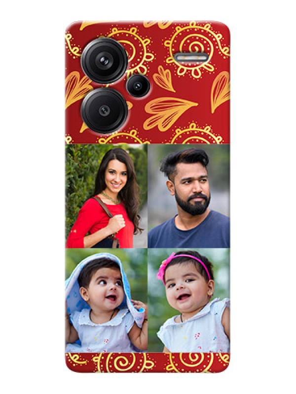 Custom Redmi Note 13 Pro Plus 5G Mobile Phone Cases: 4 Image Traditional Design
