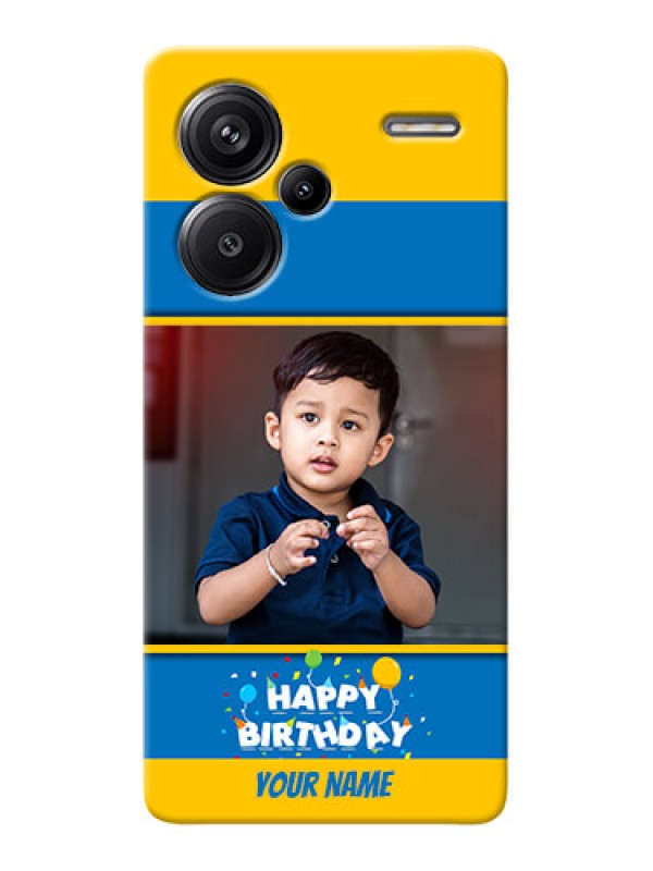 Custom Redmi Note 13 Pro Plus 5G Mobile Back Covers Online: Birthday Wishes Design