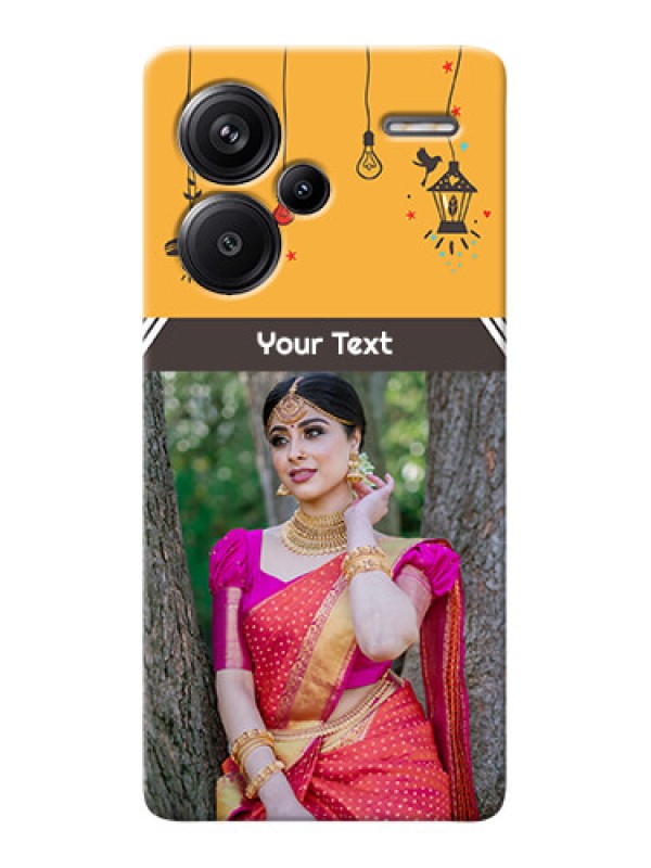 Custom Redmi Note 13 Pro Plus 5G custom back covers with Family Picture and Icons