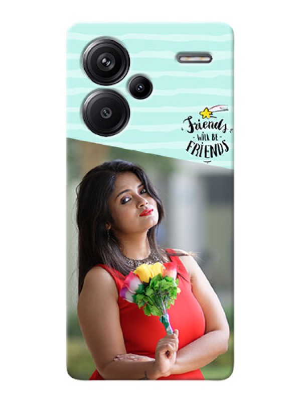 Custom Redmi Note 13 Pro Plus 5G Mobile Back Covers: Friends Picture Icon Design