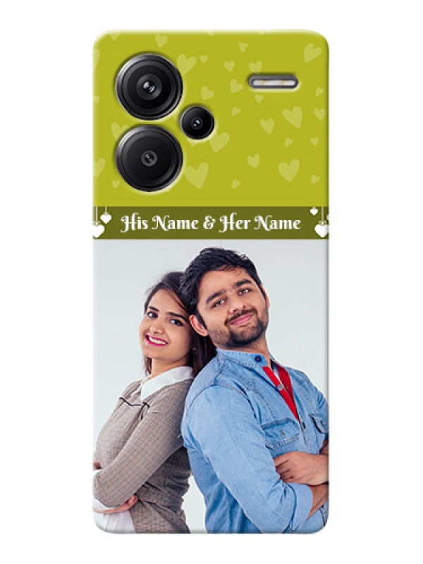 Custom Redmi Note 13 Pro Plus 5G custom mobile covers: You & Me Heart Design