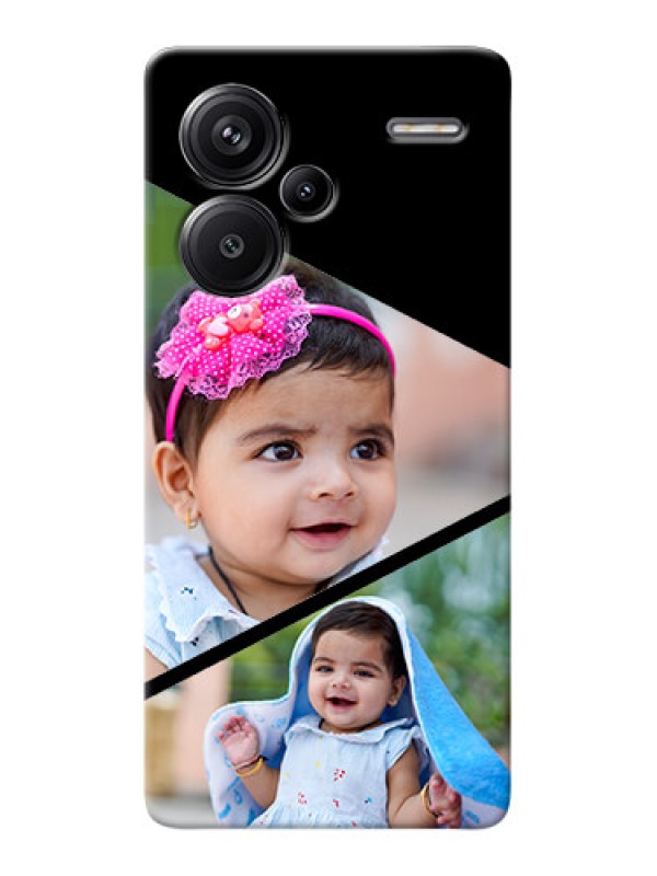 Custom Redmi Note 13 Pro Plus 5G mobile back covers online: Semi Cut Design