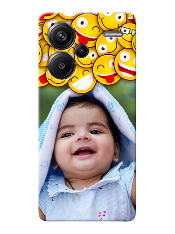 Custom Redmi Note 13 Pro Plus 5G Custom Phone Cases with Smiley Emoji Design
