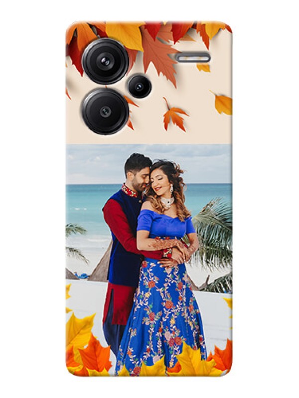 Custom Redmi Note 13 Pro Plus 5G Mobile Phone Cases: Autumn Maple Leaves Design