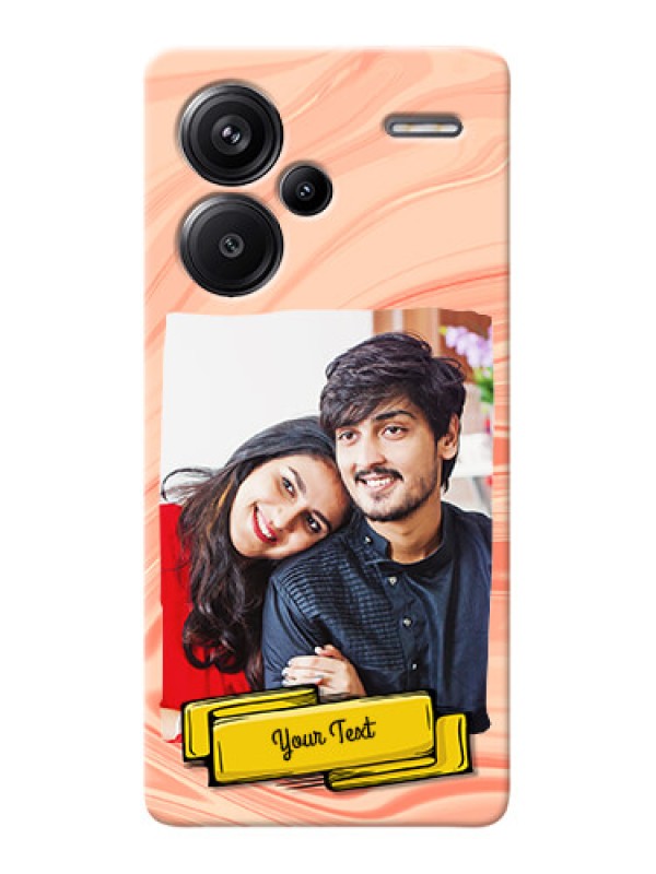 Custom Redmi Note 13 Pro Plus 5G Customized Phone Cases: Marble Texture Design