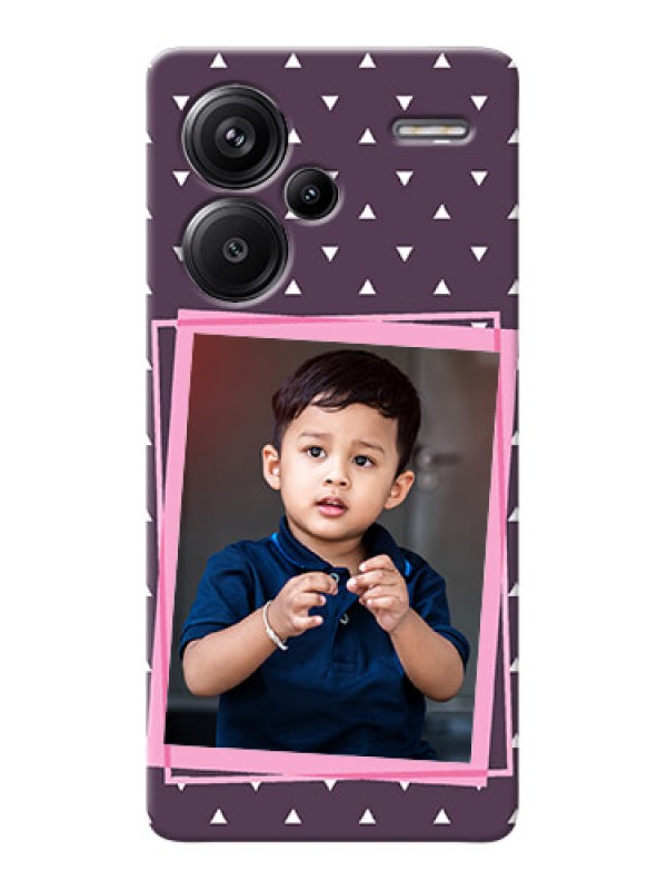 Custom Redmi Note 13 Pro Plus 5G Phone Cases: Triangle Pattern Dotted Design