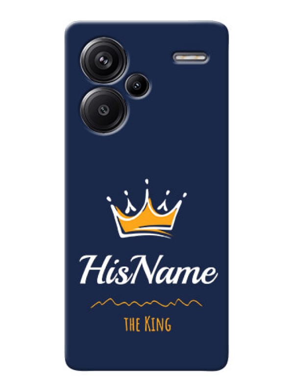 Custom Redmi Note 13 Pro Plus 5G King Phone Case with Name