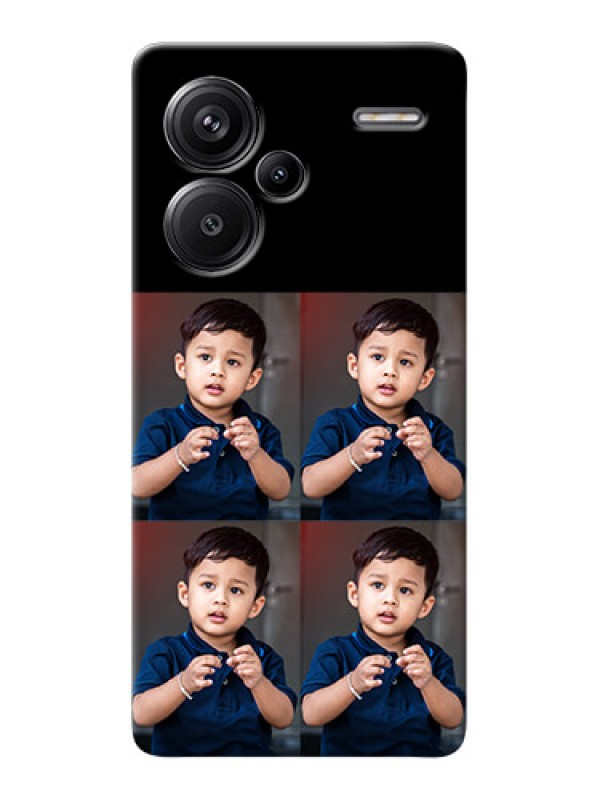 Custom Redmi Note 13 Pro Plus 5G 4 Image Holder on Mobile Cover