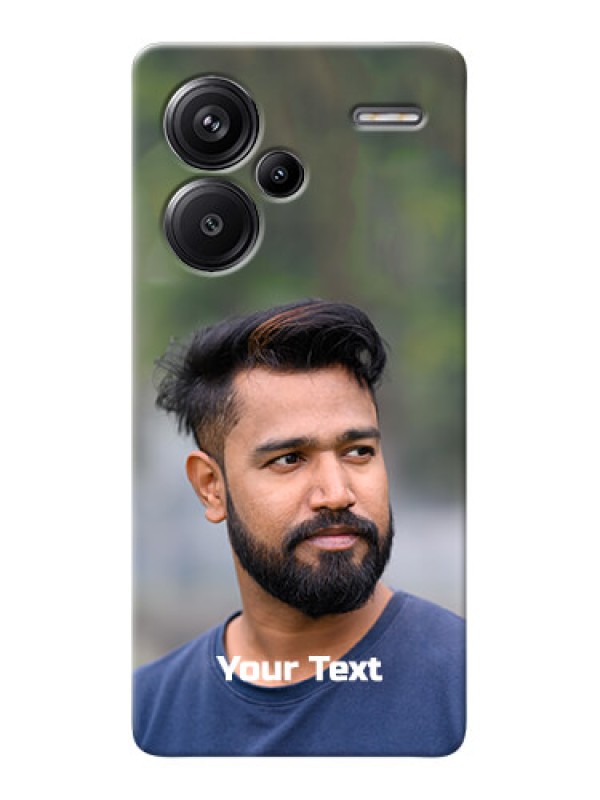 Custom Redmi Note 13 Pro Plus 5G Mobile Cover: Photo with Text