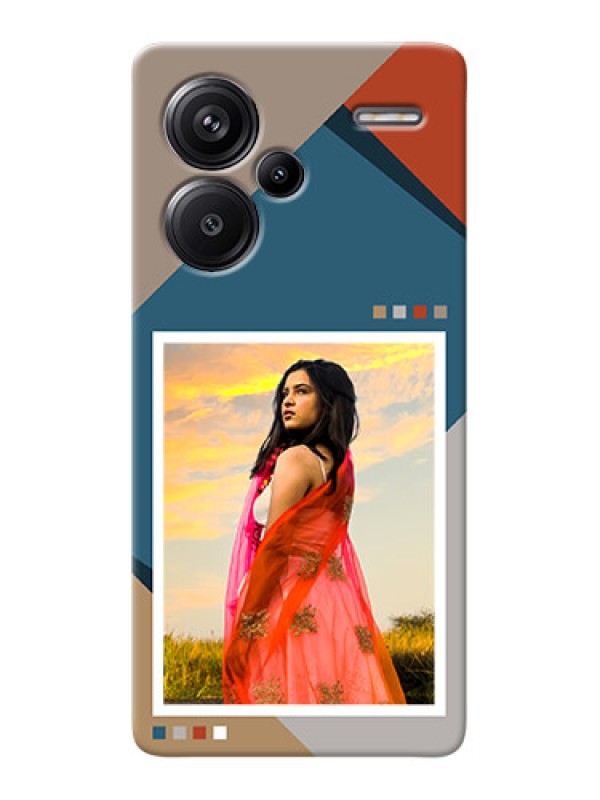 Custom Redmi Note 13 Pro Plus 5G Personalized Phone Case with Retro color pallet Design