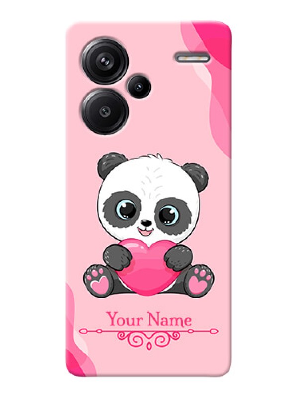 Custom Redmi Note 13 Pro Plus 5G Custom Mobile Case with Cute Panda Design