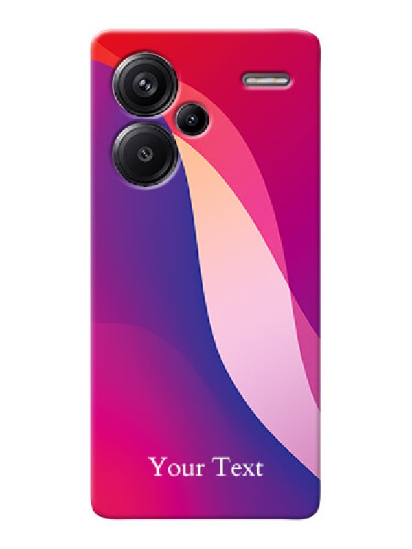 Custom Redmi Note 13 Pro Plus 5G Personalized Phone Case with Digital abstract Overlap Design