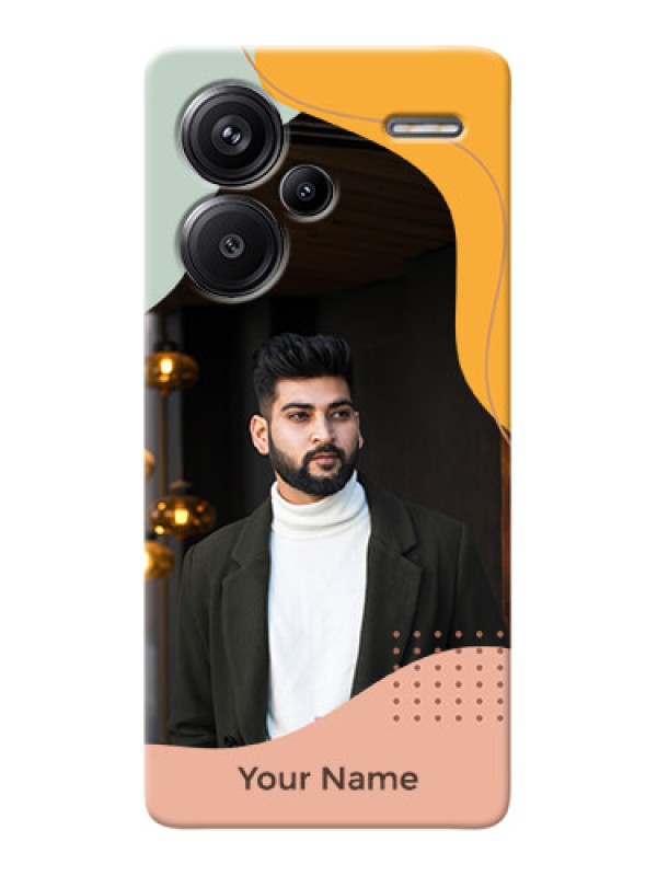Custom Redmi Note 13 Pro Plus 5G Personalized Phone Case with Triwithcoloured overlay design