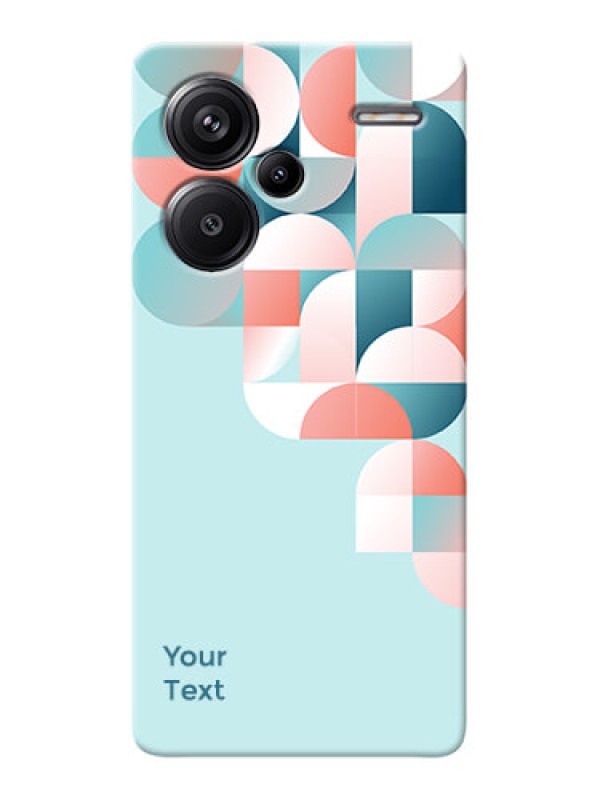 Custom Redmi Note 13 Pro Plus 5G Custom Phone Case with Stylish Semiwithcircle Pattern Design