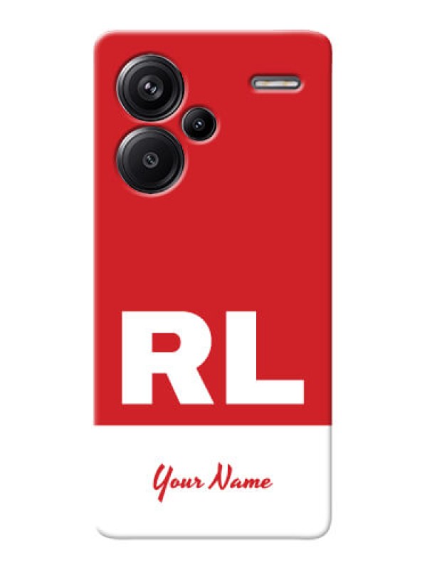 Custom Redmi Note 13 Pro Plus 5G Personalized Phone Case with dual tone custom text Design