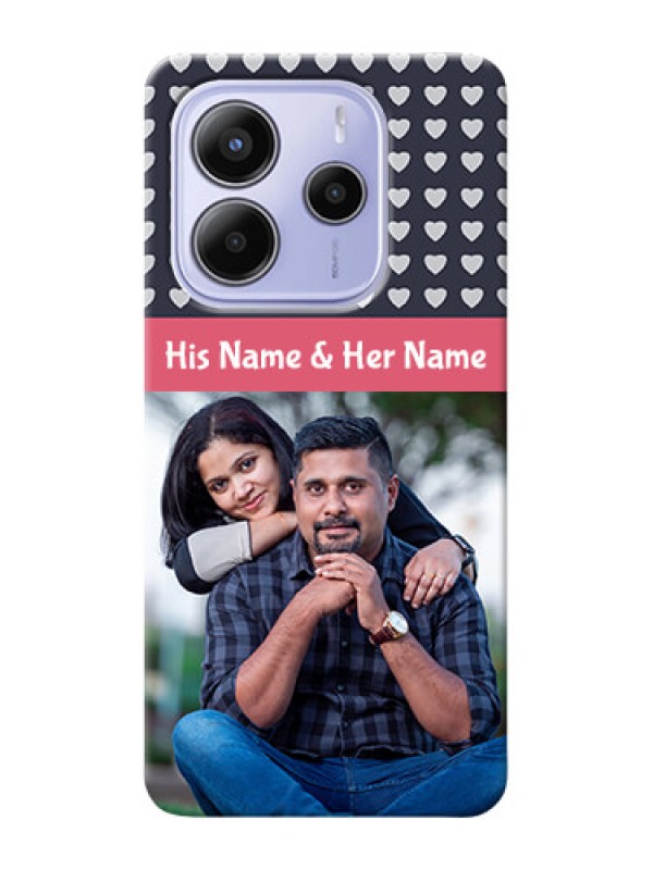 Custom Redmi Note 14 5G Custom Mobile Case with Love Symbols Design