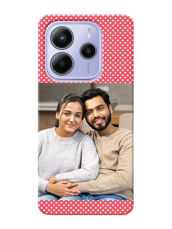 Custom Redmi Note 14 5G Custom Mobile Case with White Dotted Design