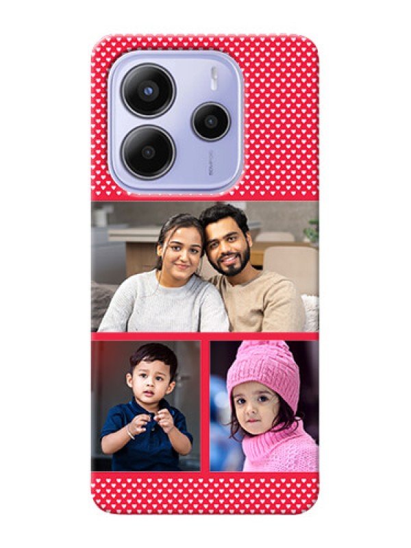 Custom Redmi Note 14 5G mobile back covers online: Bulk Pic Upload Design