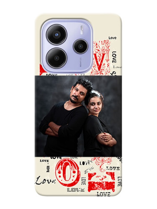 Custom Redmi Note 14 5G mobile cases online: Trendy Love Design Case