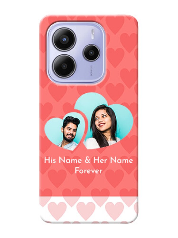 Custom Redmi Note 14 5G personalized phone covers: Couple Pic Upload Design